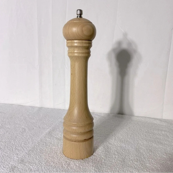 Vintage Trudeau 12” Blonde Wood Pepper  Grinder Pepper Mill - Picture 4 of 13